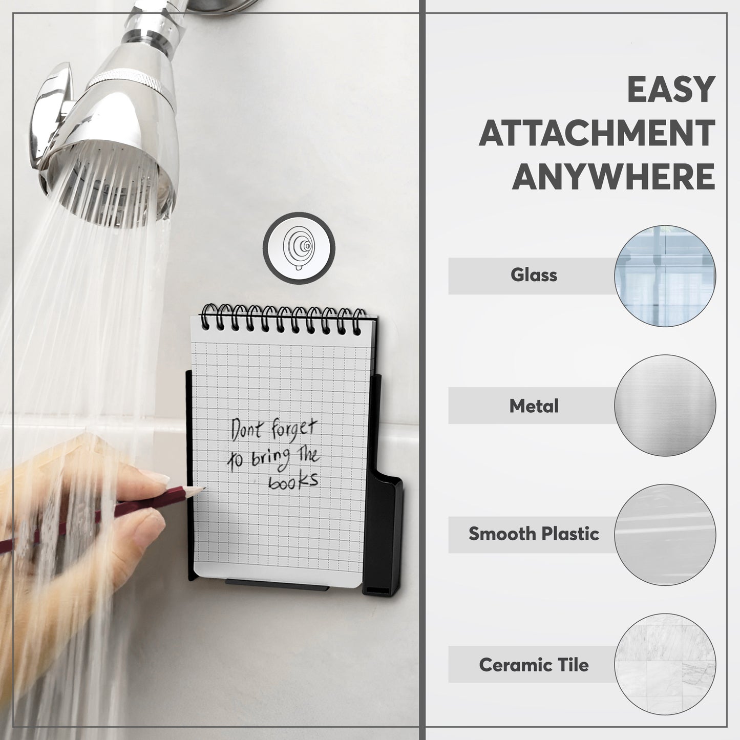Shower Notepad Holder (Bundle)
