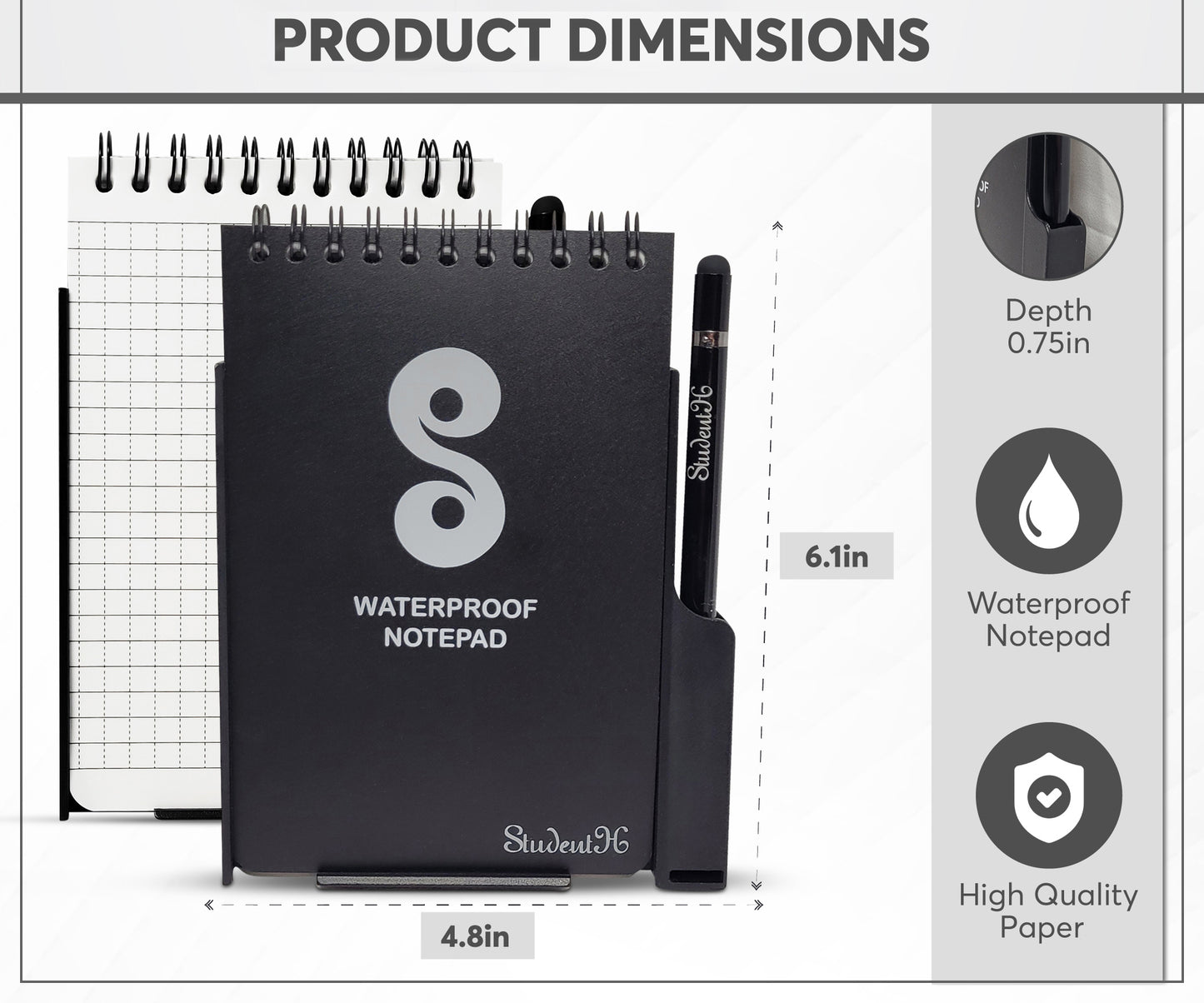 Shower Notepad Holder (Bundle)